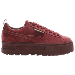 Women's - PUMA Mayze Velvet - Red/Gold