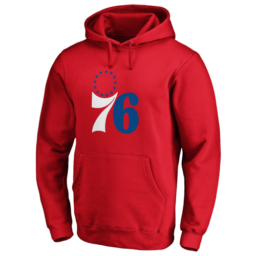 

Fanatics Mens Philadelphia 76ers Fanatics 76ers NUT Primary Logo Pullover Hoodie - Mens Red Size S