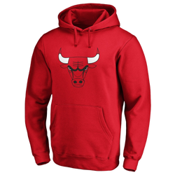 Men's - Fanatics Bulls NUT Primary Logo Pullover Hoodie - Red