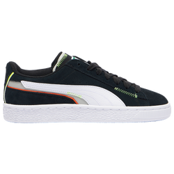 Boys' Grade School - PUMA Suede - Black/White
