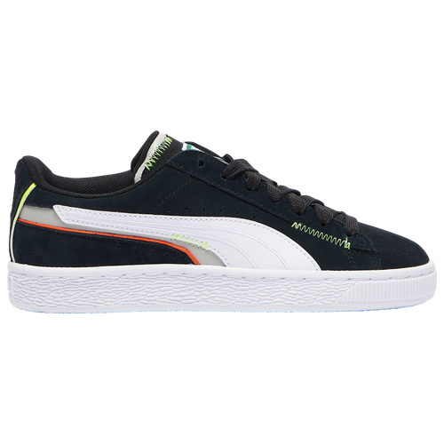 

PUMA Boys PUMA Suede - Boys' Grade School Basketball Shoes Black/White Size 04.0