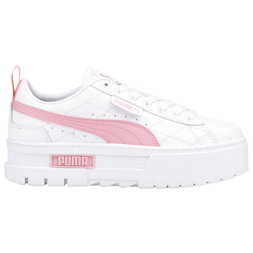 

PUMA Womens PUMA Baby Phat x Mayze - Womens Basketball Shoes White/Pink Size 6.5