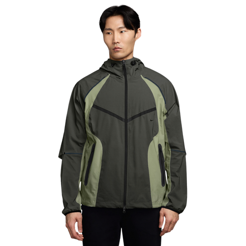 Nike Tech Woven Pro Full-Zip Jacket - Nike Black/Olive