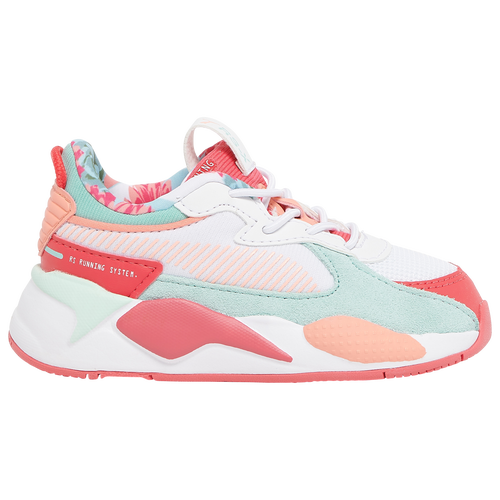 

PUMA Girls PUMA RS-X - Girls' Toddler Shoes White/Coral Size 04.0
