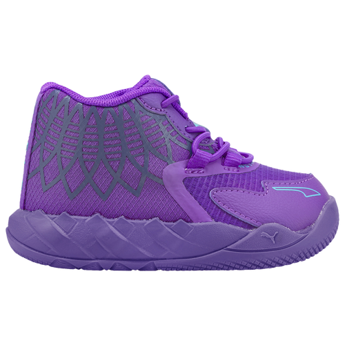 

PUMA Boys PUMA MB.01 - Boys' Toddler Basketball Shoes Purple/Green Size 05.0