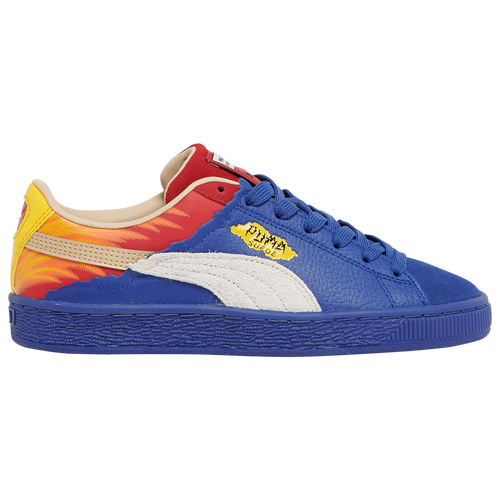 

PUMA Boys PUMA Suede Classic - Boys' Grade School Basketball Shoes Blue/Red Size 04.0
