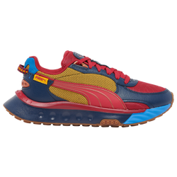 Girls' Grade School - PUMA Wild Rider - Black/Yellow