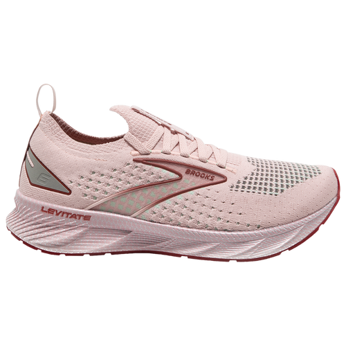 

Brooks Womens Brooks Levitate StealthFit 6 - Womens Walking Shoes Peach Whip/Pink Size 07.5