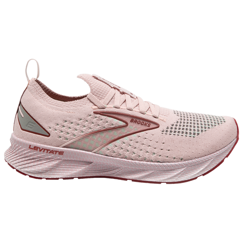 

Brooks Womens Brooks Levitate StealthFit 6 - Womens Running Shoes Peach Whip/Pink Size 9.5