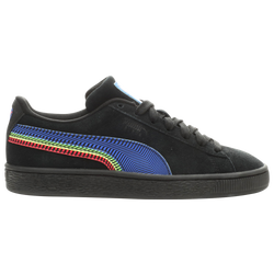 Boys' Grade School - PUMA Suede Classic - Black/Blue/Multicolor