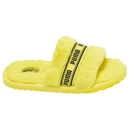 

Girls PUMA PUMA Fluff BX - Girls' Grade School Shoe Yellow/Black Size 04.0