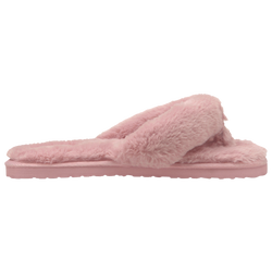 Girls' Grade School - PUMA Fluff Flip Slides - White/White