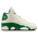 Jordan Retro 13 - Garçons, Scolaire Noir/Voile/Vert pin