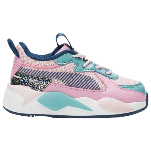 

PUMA Girls PUMA RS-X - Girls' Toddler Running Shoes Pink/Teal Size 5.0