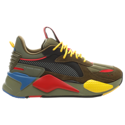 Boys' Grade School - PUMA RS-X - Green/Black/Orange