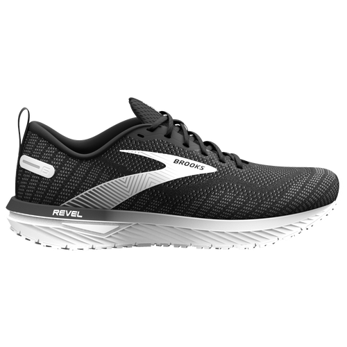 Brooks Womens  Revel 6 In Black/blackened Pearl/white