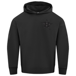 Men's - Pro Standard ASTROS NEUTRAL DROP SHOULDER FLC PO HOODIE - Black