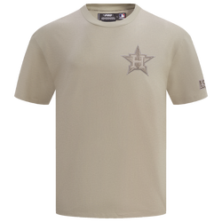 Men's - Pro Standard ASTROS NEUTRAL CJ DROP SHOULDER TEE - Taupe