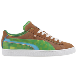 Men's - PUMA Suede - Brown/Green/Blue
