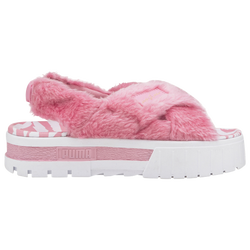 Women's - PUMA Baby Phat x Mayze Sandal - Pink/Gold