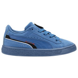 Boys' Preschool - PUMA Suede Go For - Navy/Black/White