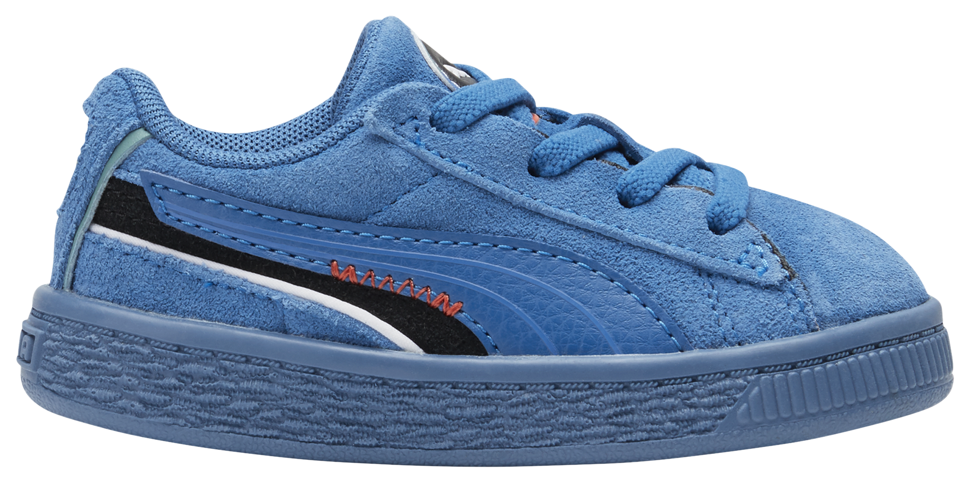 Puma blue suede shoes on sale