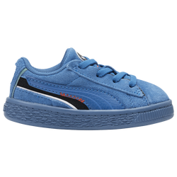 Boys' Toddler - PUMA Suede Go For - Navy/Black/White