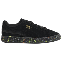 Boys' Grade School - PUMA Suede Speckle - Black/Multi