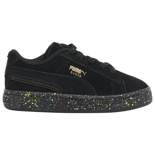 

PUMA Boys PUMA Suede Speckle - Boys' Toddler Shoes Black/Multi Size 04.0