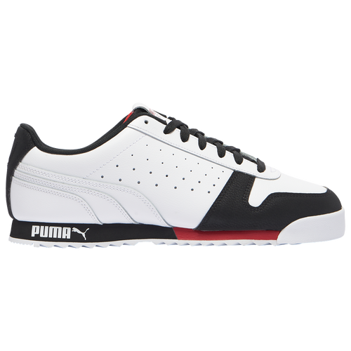 

PUMA Mens PUMA Roma Hacked Home - Mens Running Shoes White/Black/Red Size 13.0