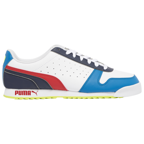 

PUMA Mens PUMA Roma Hacked Goods - Mens Running Shoes White/Blue Size 10.0