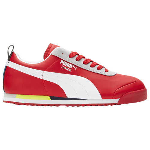 

PUMA Mens PUMA Roma Goods - Mens Running Shoes Red/Yellow Size 12.0