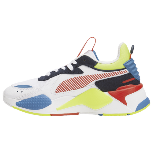 Puma Boys RS X Goods Shoes White Yellow Blue Size 05.5