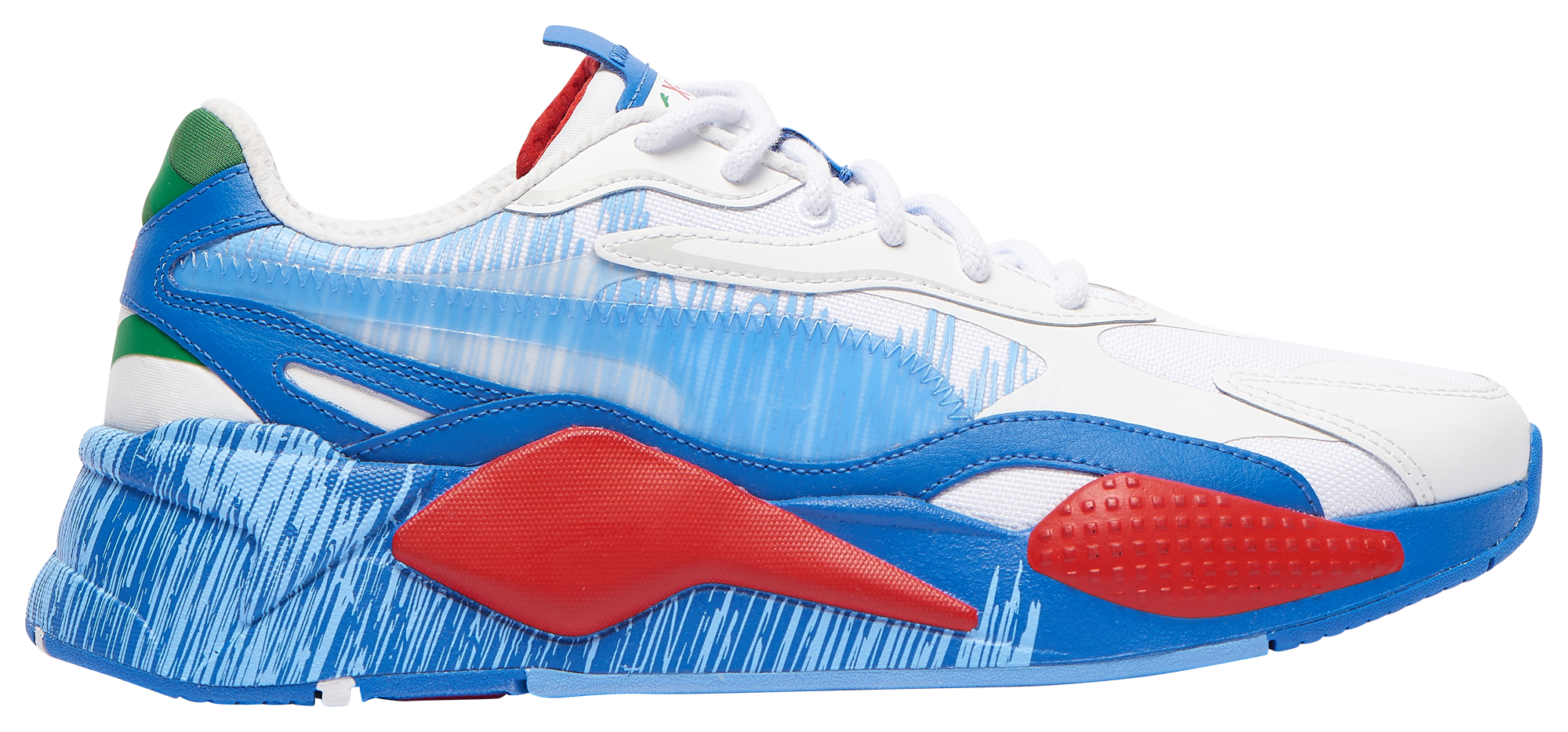 PUMA RS-X3 Render White Red Blue RSX Size 8-13 386901 02 RS X R-System