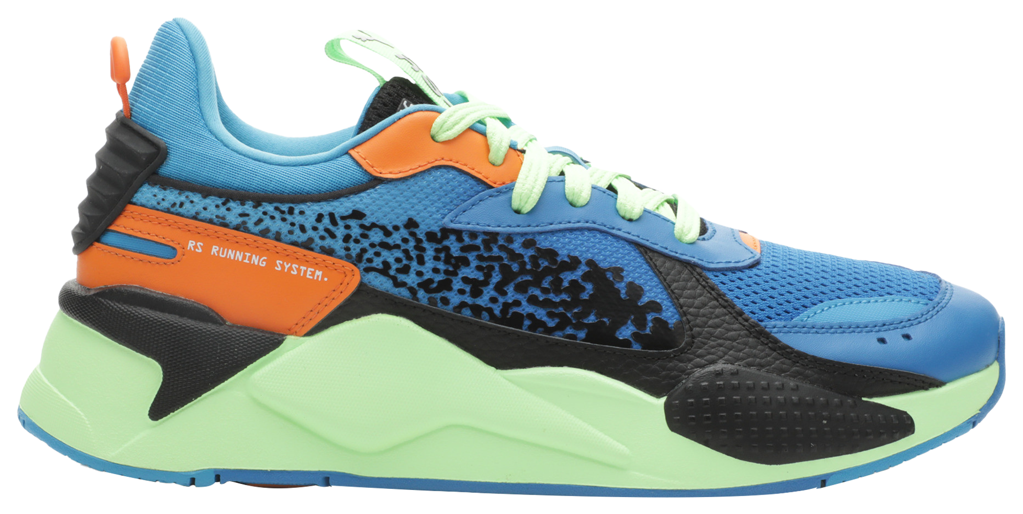 black and orange puma rsx