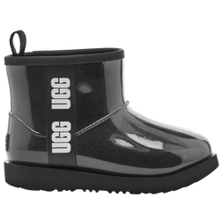 Girls' Preschool - UGG Classic Mini Clear - Black/Black