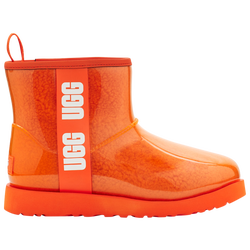 Girls' Grade School - UGG Mini Clear Pixelate Boots - Orange Soda/Orange