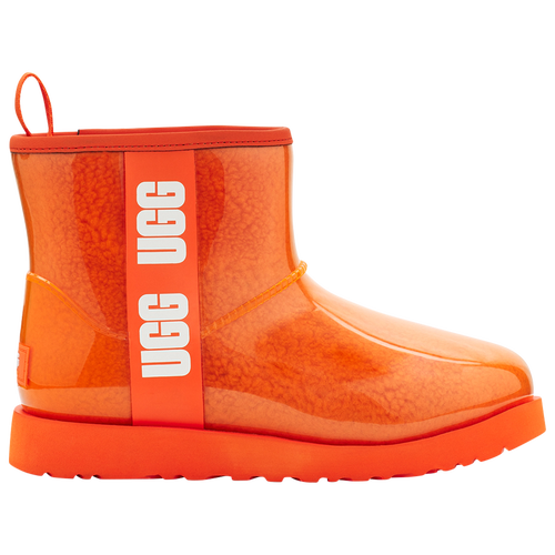 

Girls UGG UGG Mini Clear Pixelate Boots - Girls' Grade School Shoe Orange Soda/Orange Size 05.0