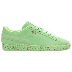 Men's - PUMA Suede Speckled Neon - Green/Multi