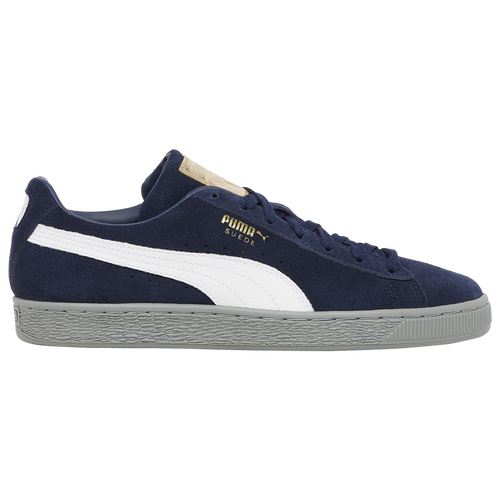

PUMA Mens PUMA Suede Pastime - Mens Basketball Shoes Navy/White/Grey Size 08.0