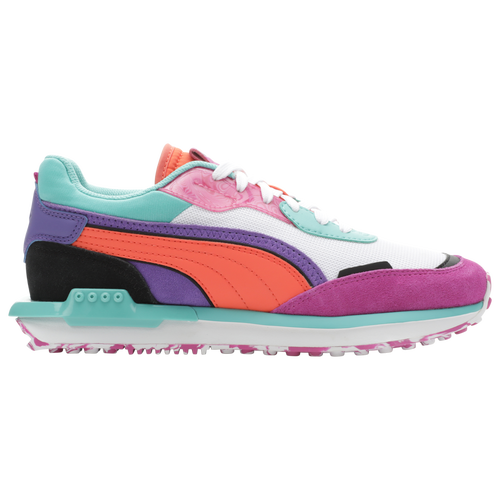 

PUMA Womens PUMA City Rider Hypnotize - Womens Shoes Puma White/Nasturtium/Puma Black Size 07.0