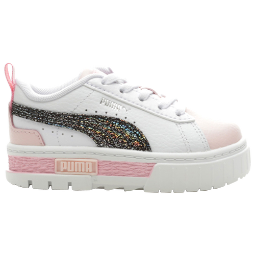 

PUMA Girls PUMA Mayze Aurora - Girls' Toddler Shoes White/Pink Size 08.0