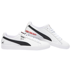 Men's - PUMA Clyde - Black/White/Red