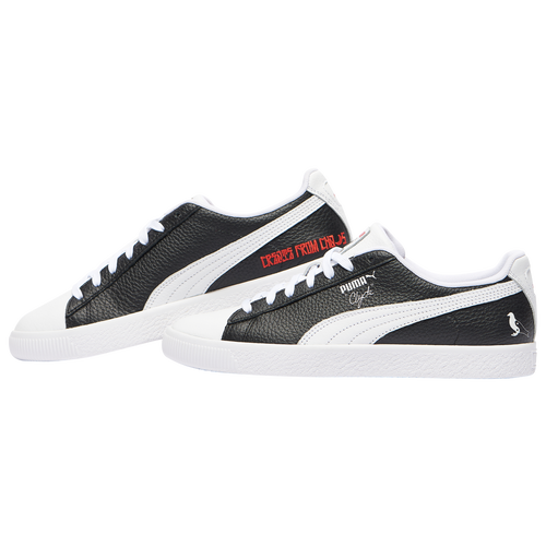 Puma clyde black and white on sale