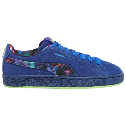 

PUMA Boys PUMA Suede Galaxy - Boys' Grade School Basketball Shoes Blue/Multi Size 6.0