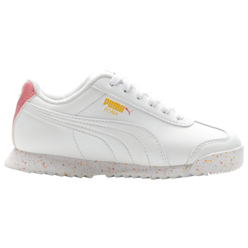 

PUMA Boys PUMA Roma - Boys' Preschool Shoes White/Pink/Yellow Size 12.0