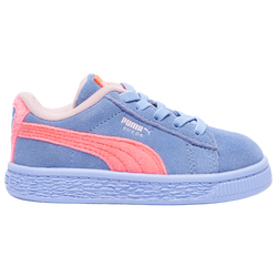 Girls' Toddler - PUMA Suede VDay - Purple/Red