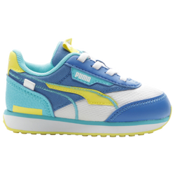 Boys' Toddler - PUMA Future Rider - Blue/White/Yellow