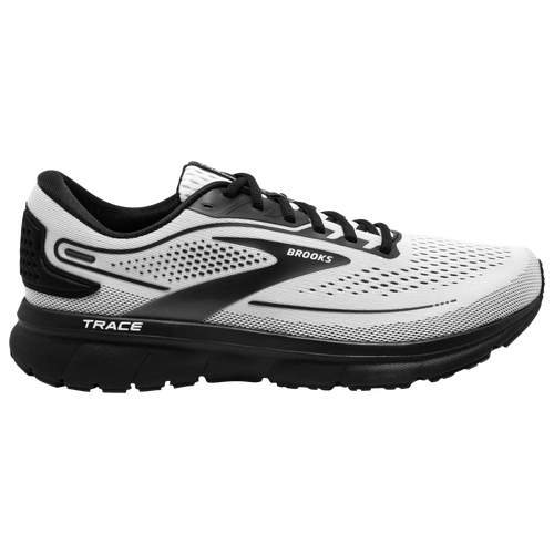 

Brooks Mens Brooks Trace 2 - Mens Running Shoes White/Black Size 12.0