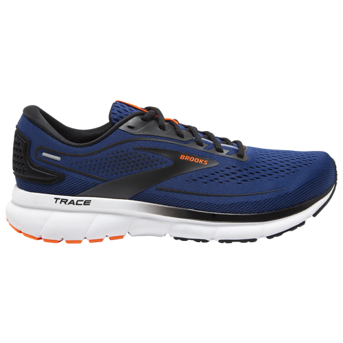 Brooks Men's Trace 2 Road Running Shoes In Blue Depth/black/white